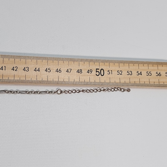 Silver Tone Shell Pearl Bead Beach Necklace - Picture 9 of 9